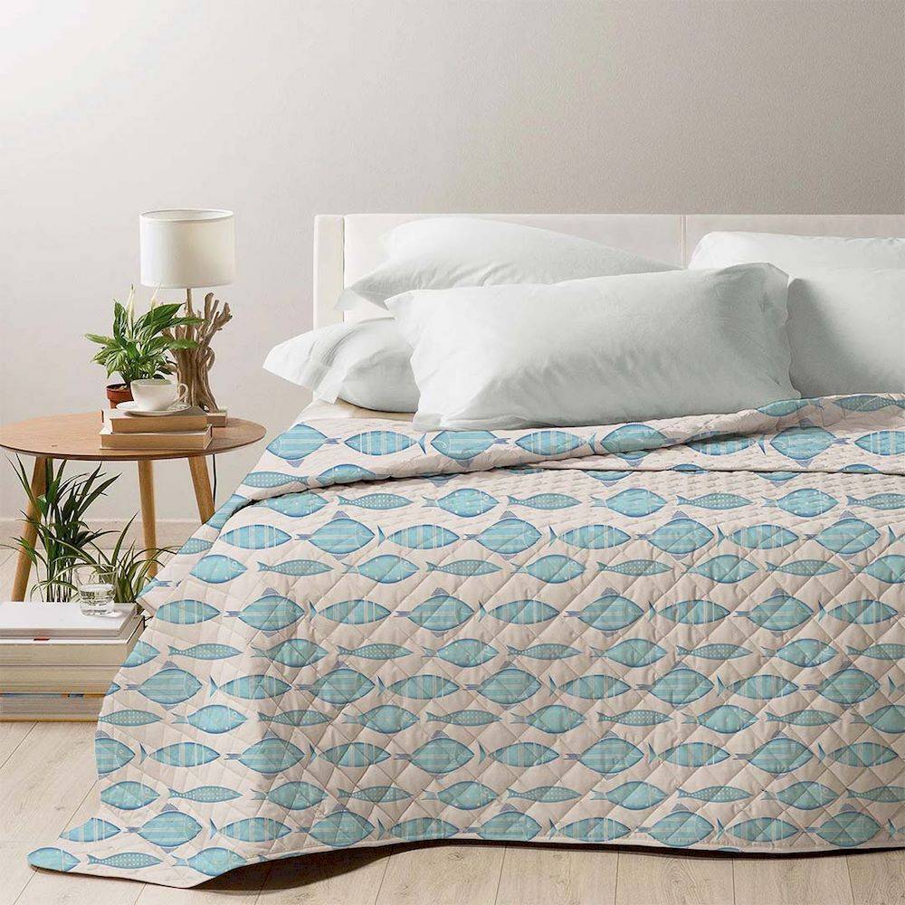 Copriletto Matrimoniale In Microfibra - Leggero E Double Face, Made In Italy - Foto 2