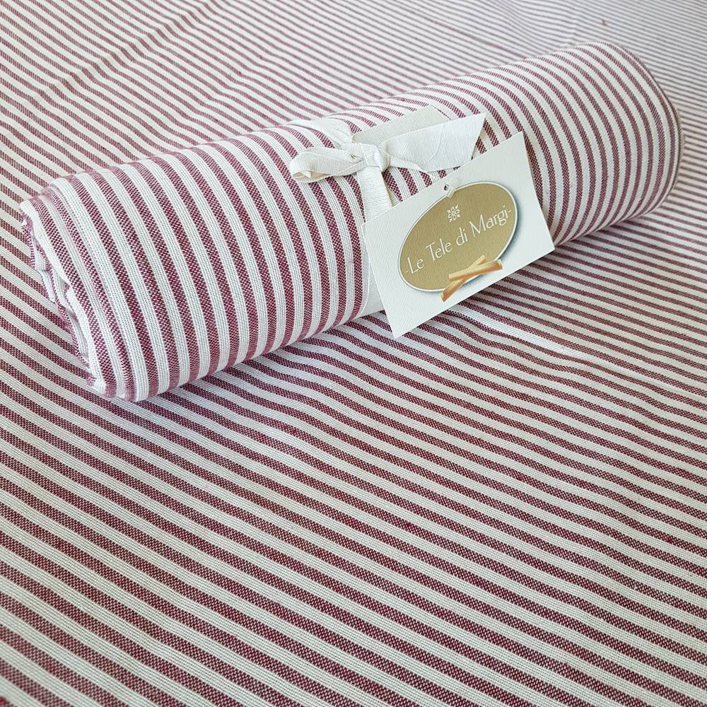 Telo copridivano copritutto Millerighe bordeaux 260 x 280