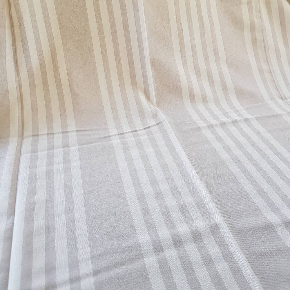 Telo copridivano copritutto Quattro righe tortora 260 x 280