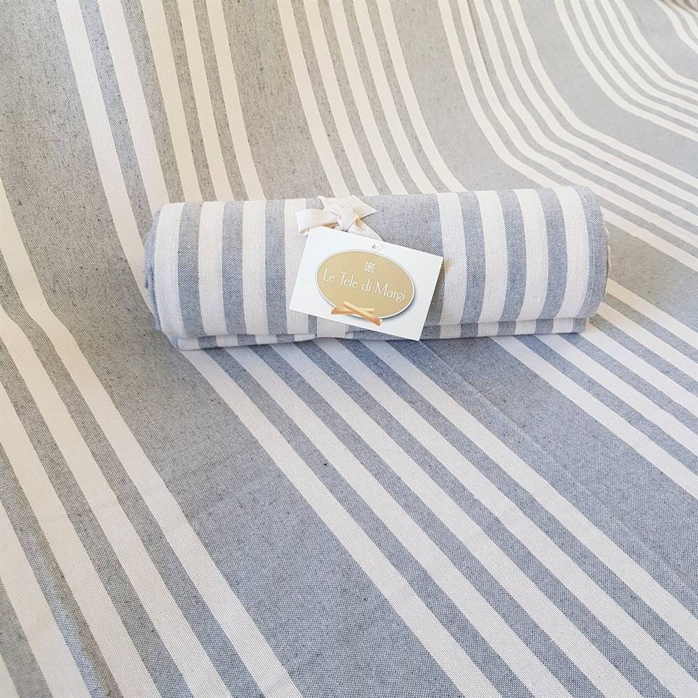 Telo copridivano copritutto Quattro righe grigio 280 x 350