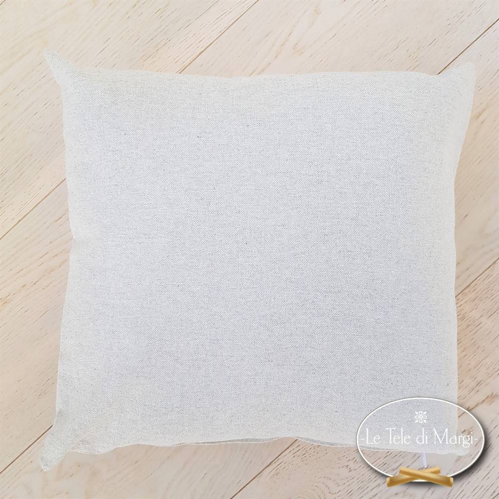 Federa cuscino 50 x 50 tinta unita grigio