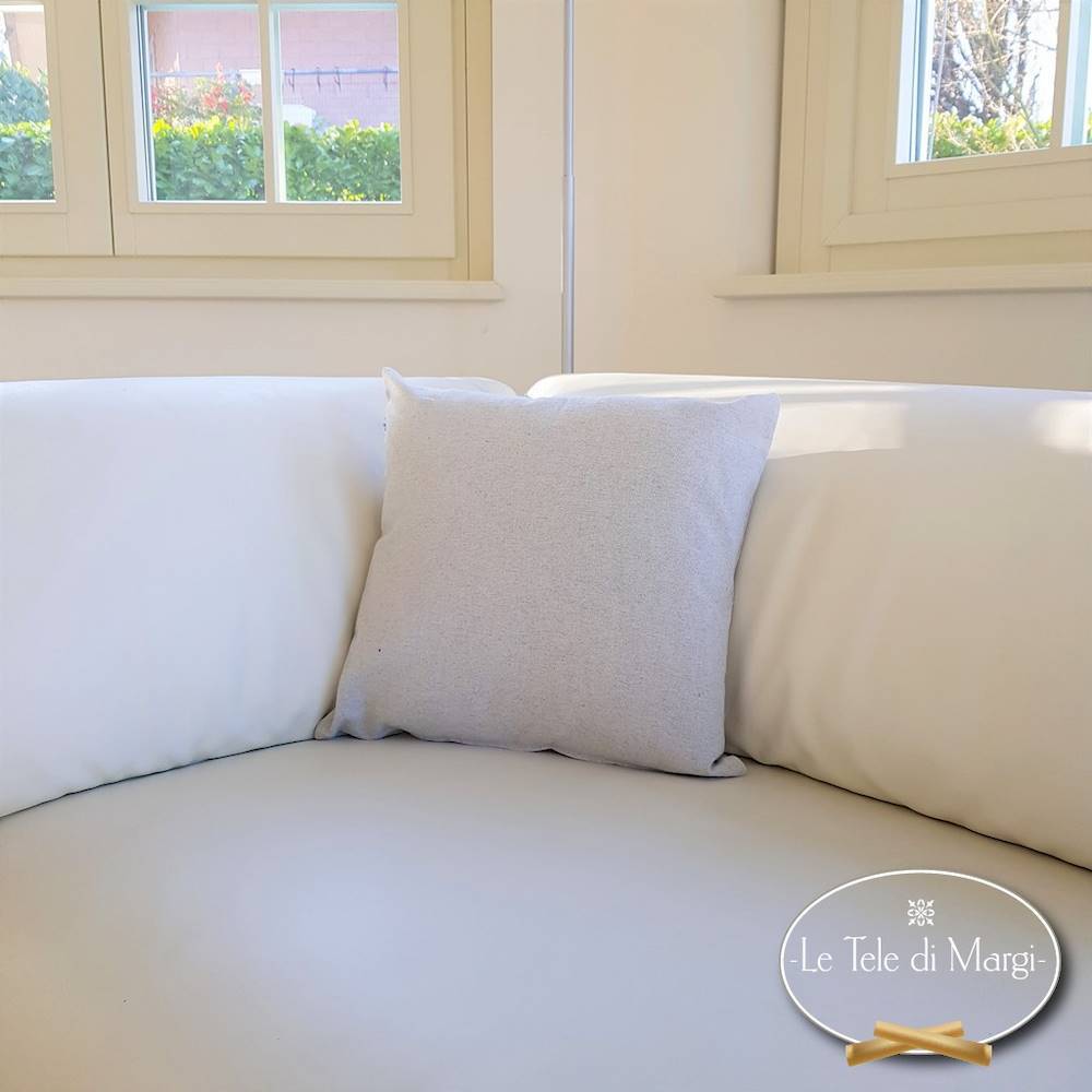 Federa cuscino 50 x 50 tinta unita grigio