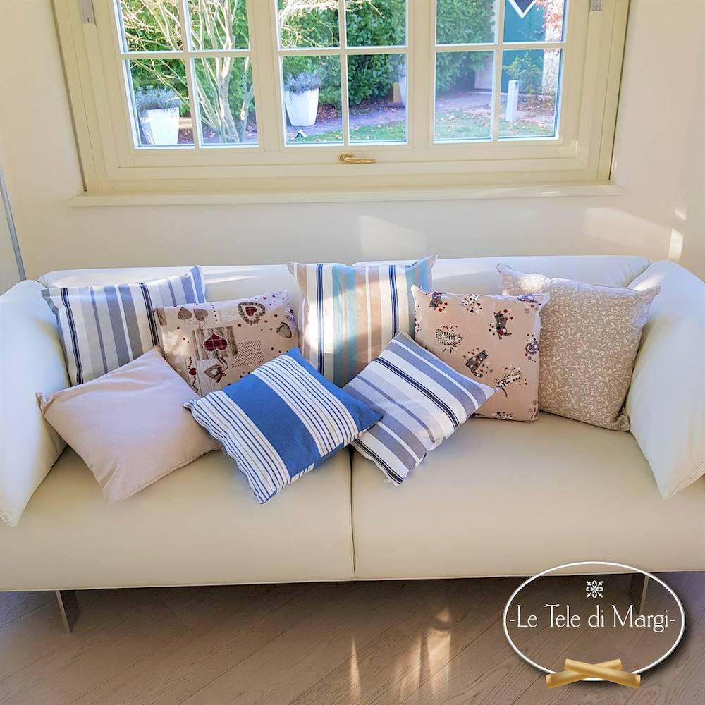 Federa cuscino 50 x 50 tinta unita grigio