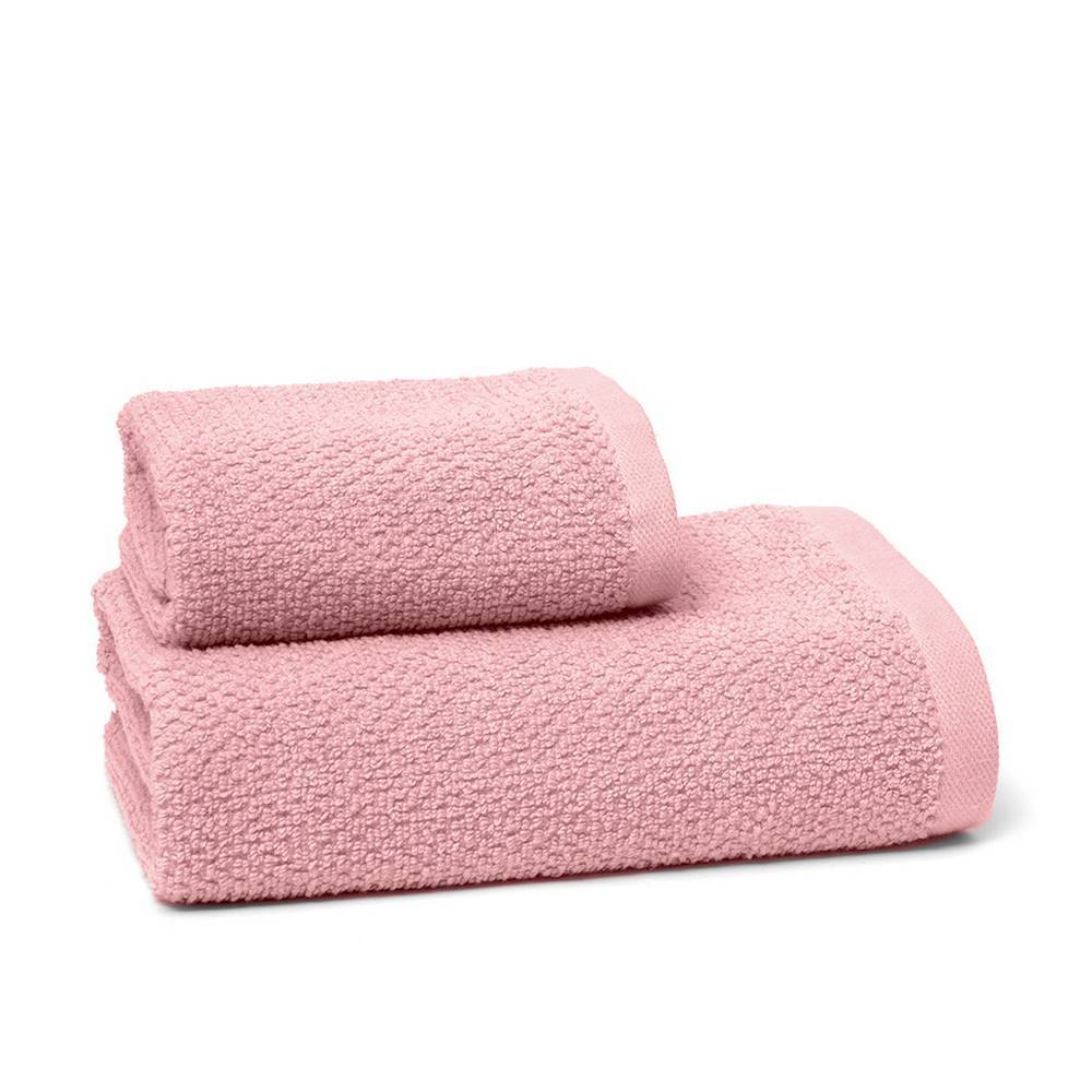 Coppia asciugamani chicco di riso Rosa