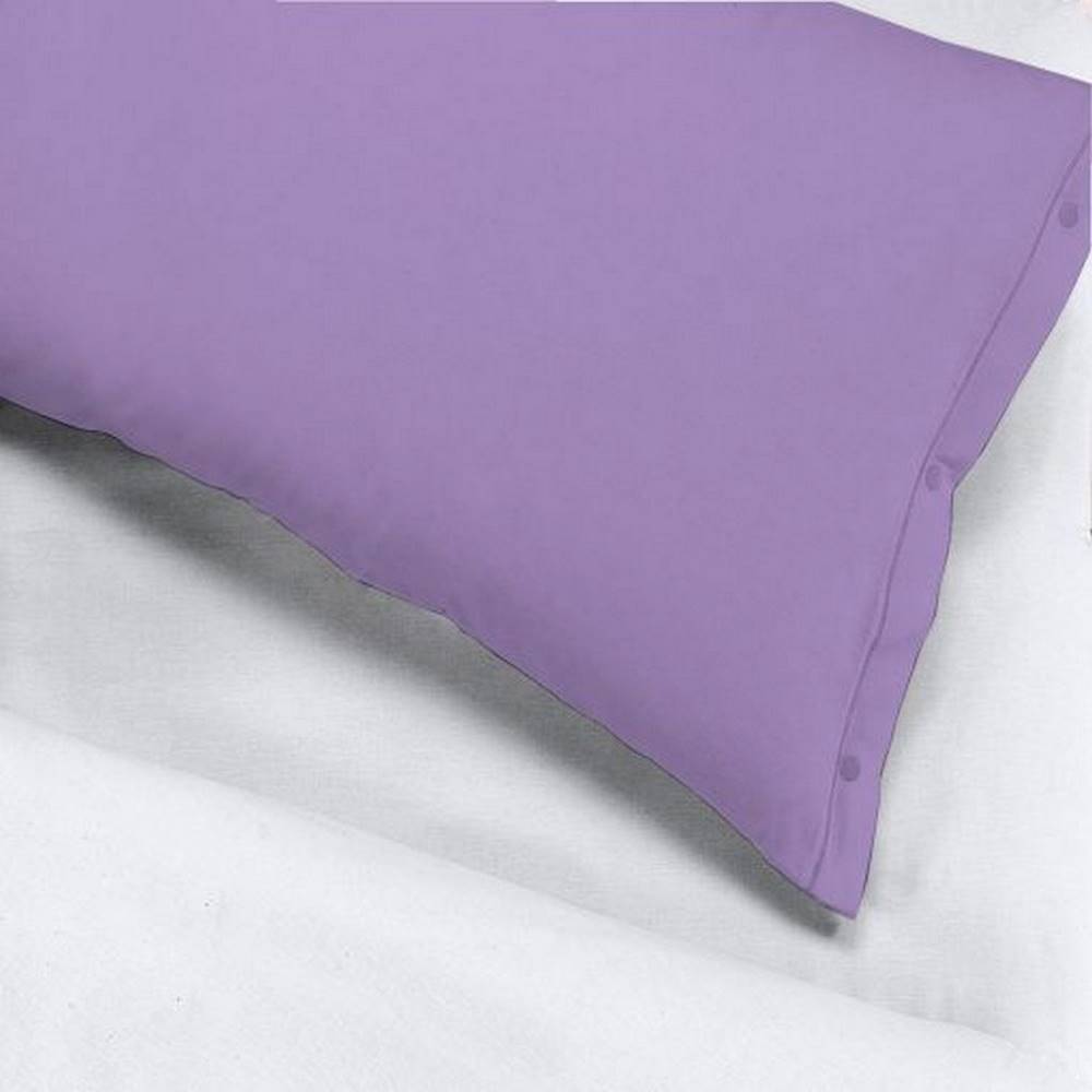 Coppia Federe con bottoni lilla Personalizzate