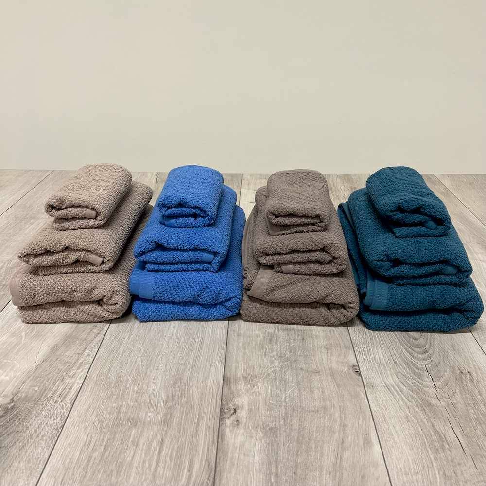 Telo bagno chicco di riso Grigio fumo