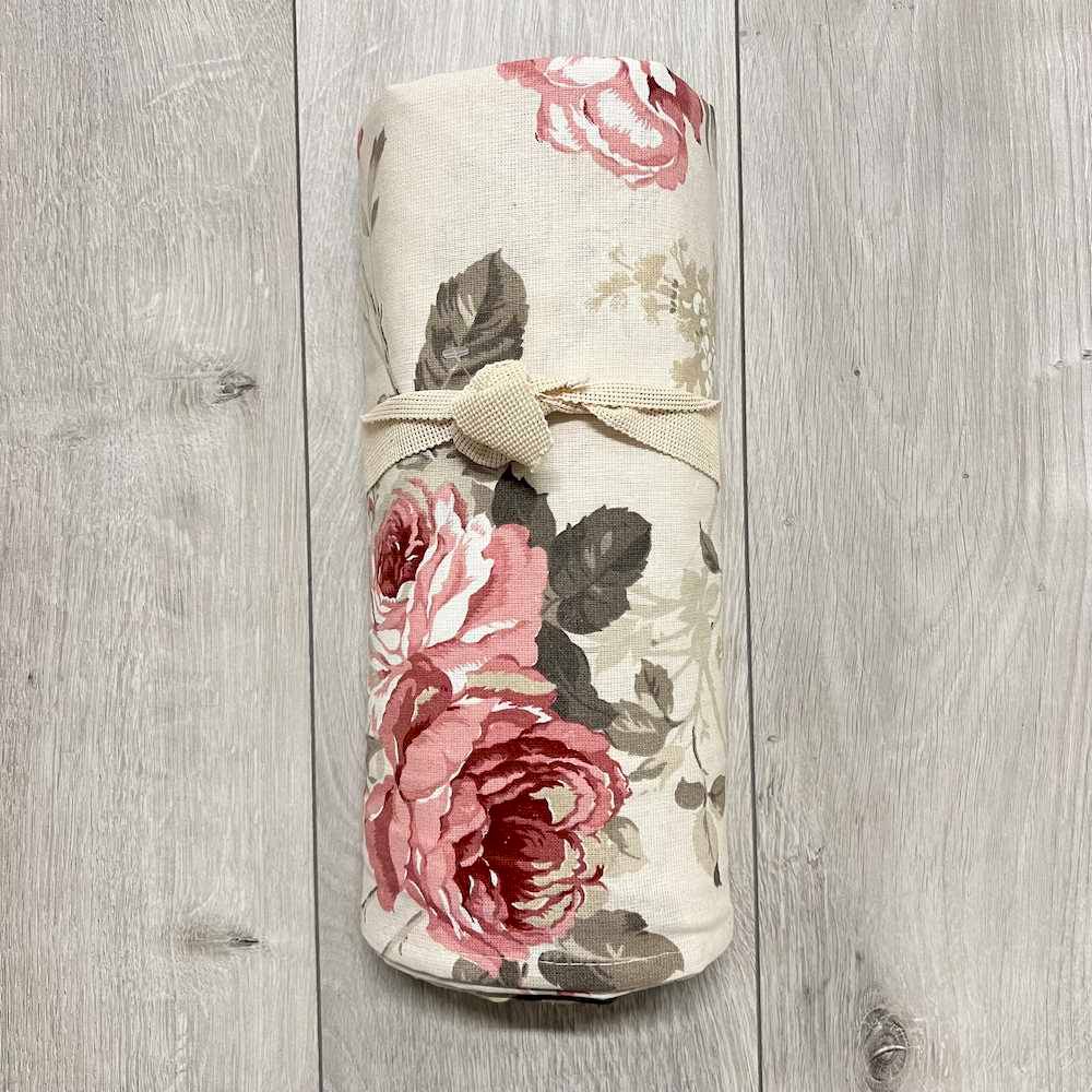 Telo Copridivano copritutto Rose rosa 160 x 280