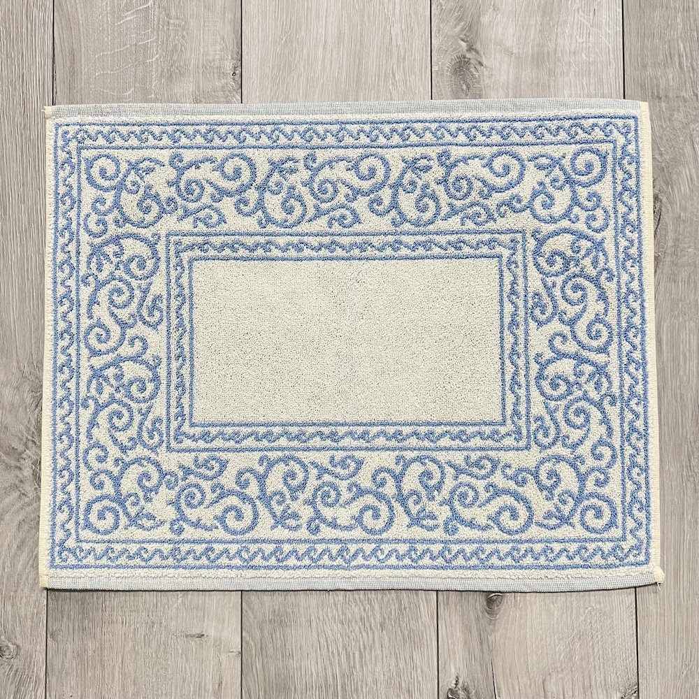 Scendidoccia barocco doubleface azzurro