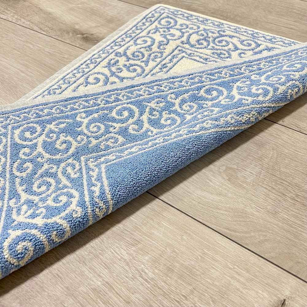 Scendidoccia barocco doubleface azzurro