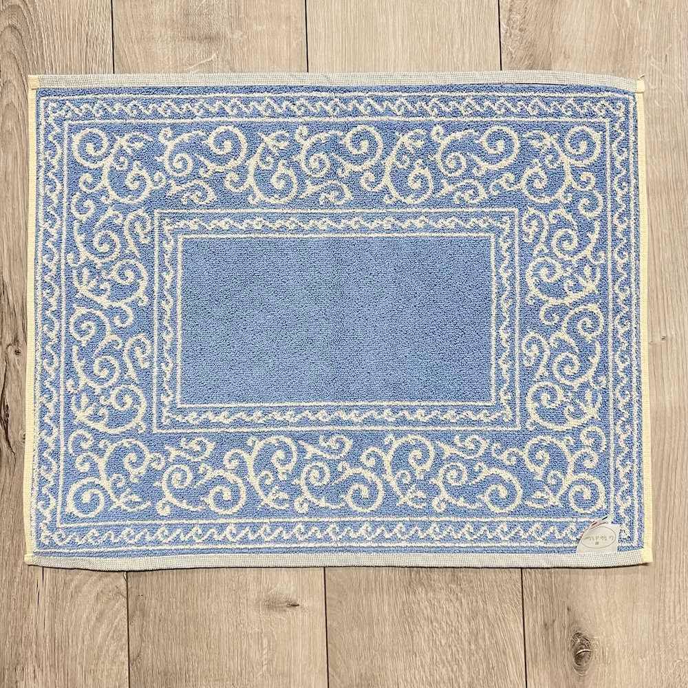 Scendidoccia barocco doubleface azzurro