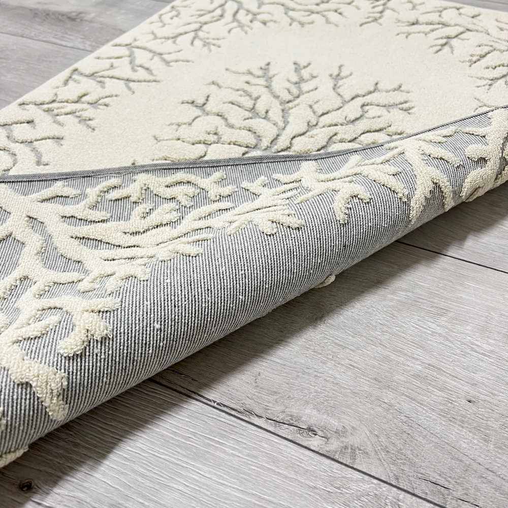 Tappeto Corallo Jacquard grigio 60 x 120