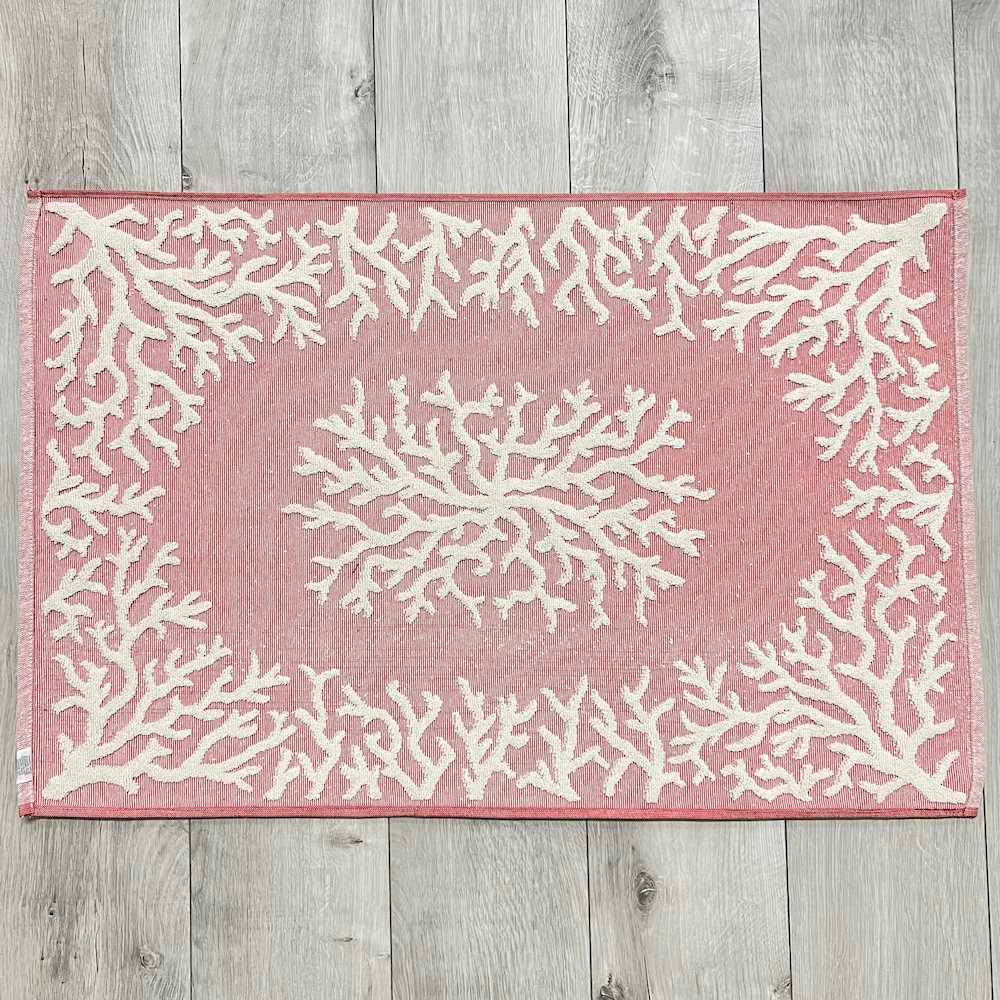 Tappeto Corallo Jacquard rosso 60 x 120
