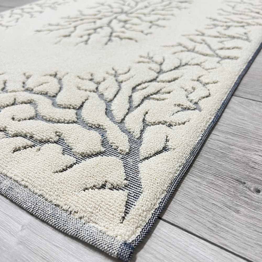 Tappeto Corallo Jacquard blu 60 x 90
