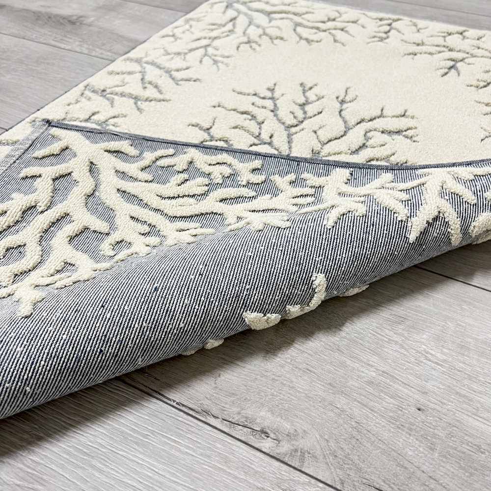 Tappeto Corallo Jacquard blu 60 x 90