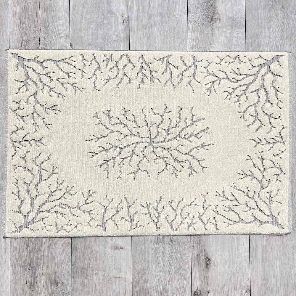 Tappeto Corallo Jacquard grigio 60 x 90