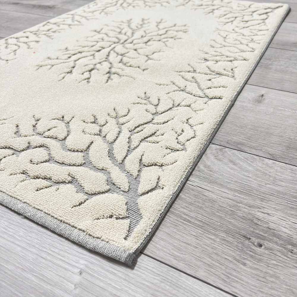Tappeto Corallo Jacquard grigio 60 x 90