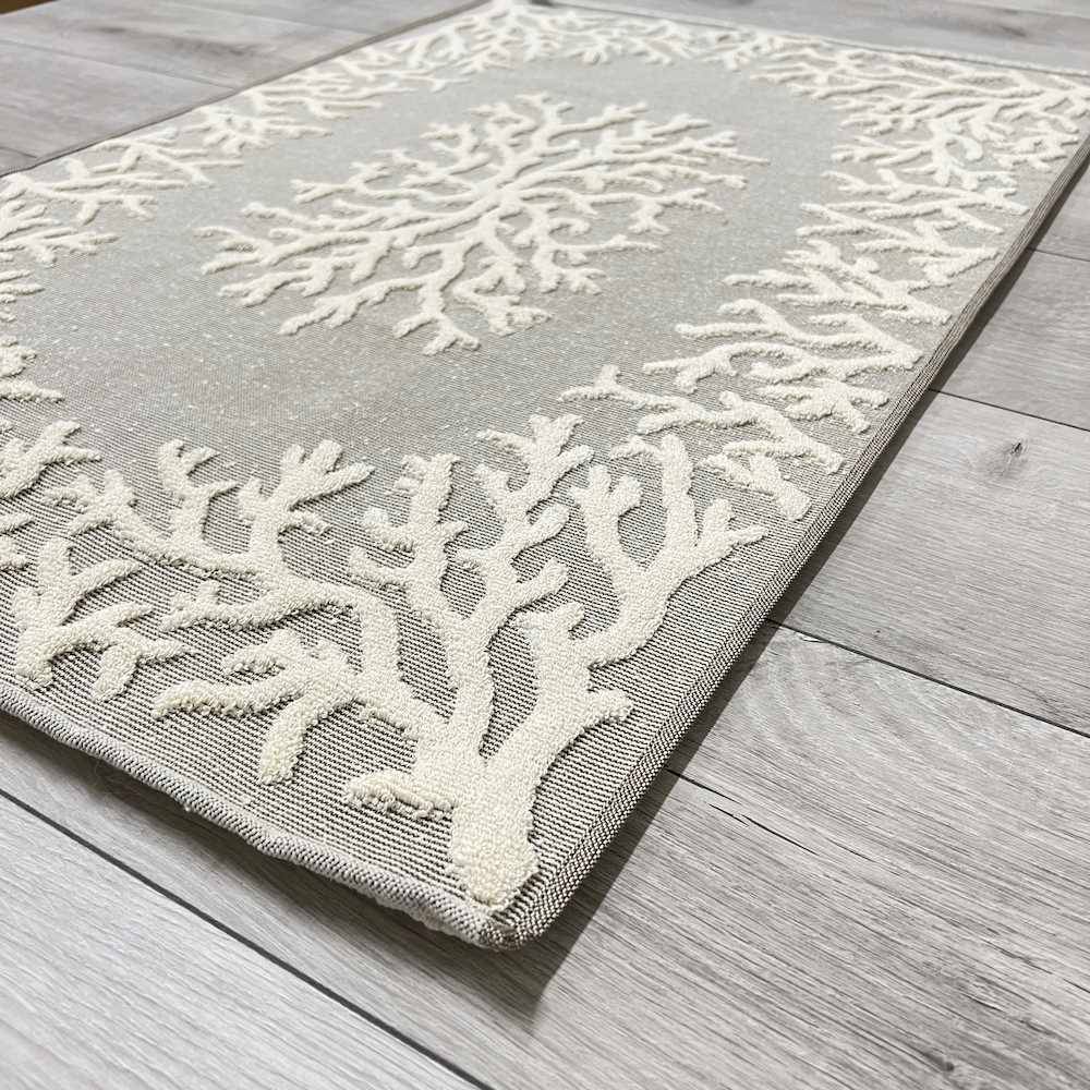 Tappeto Corallo Jacquard tortora 60 x 90