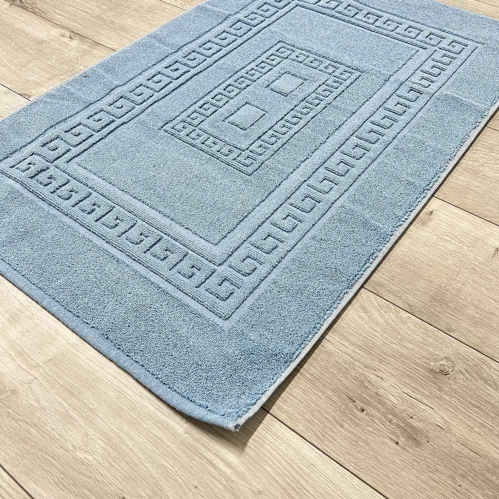 Tappeto Greca azzurro 60 x 90
