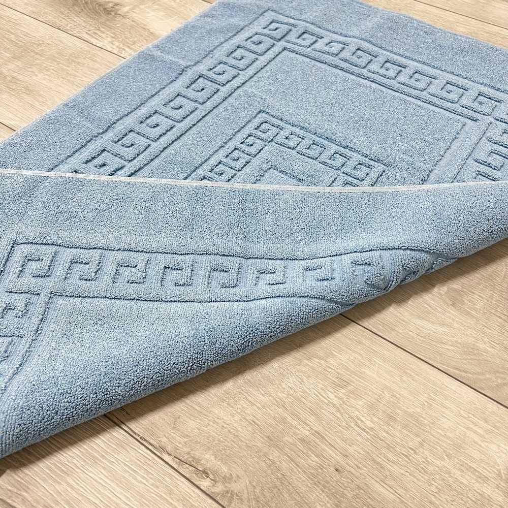 Tappeto Greca azzurro 60 x 90
