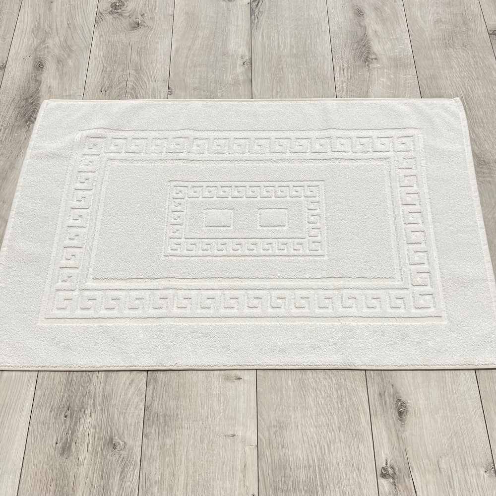 Tappeto Greca bianco 60 x 90