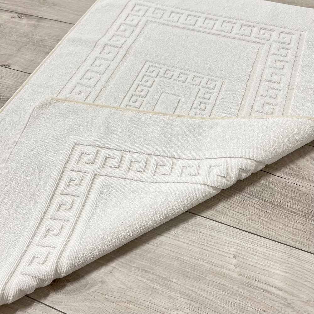 Tappeto Greca bianco 60 x 90