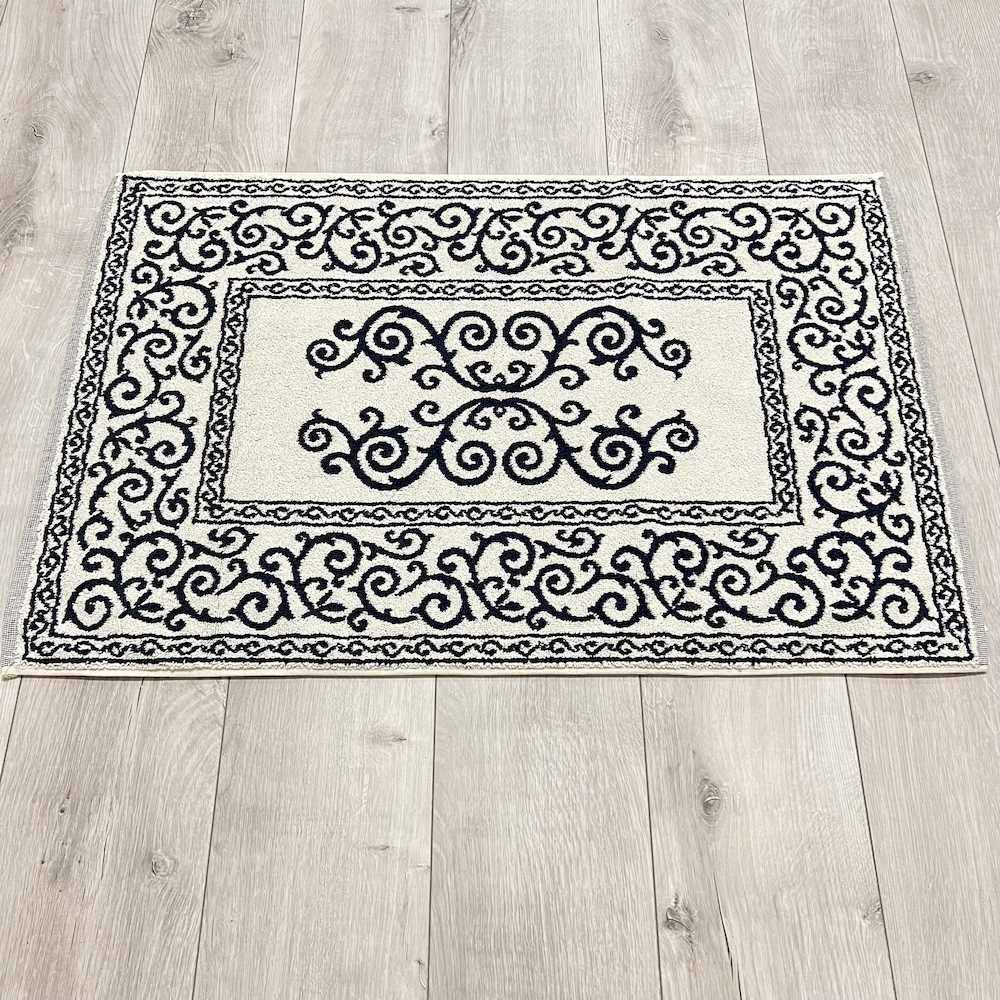 Tappeto barocco doubleface blu 60 x 120