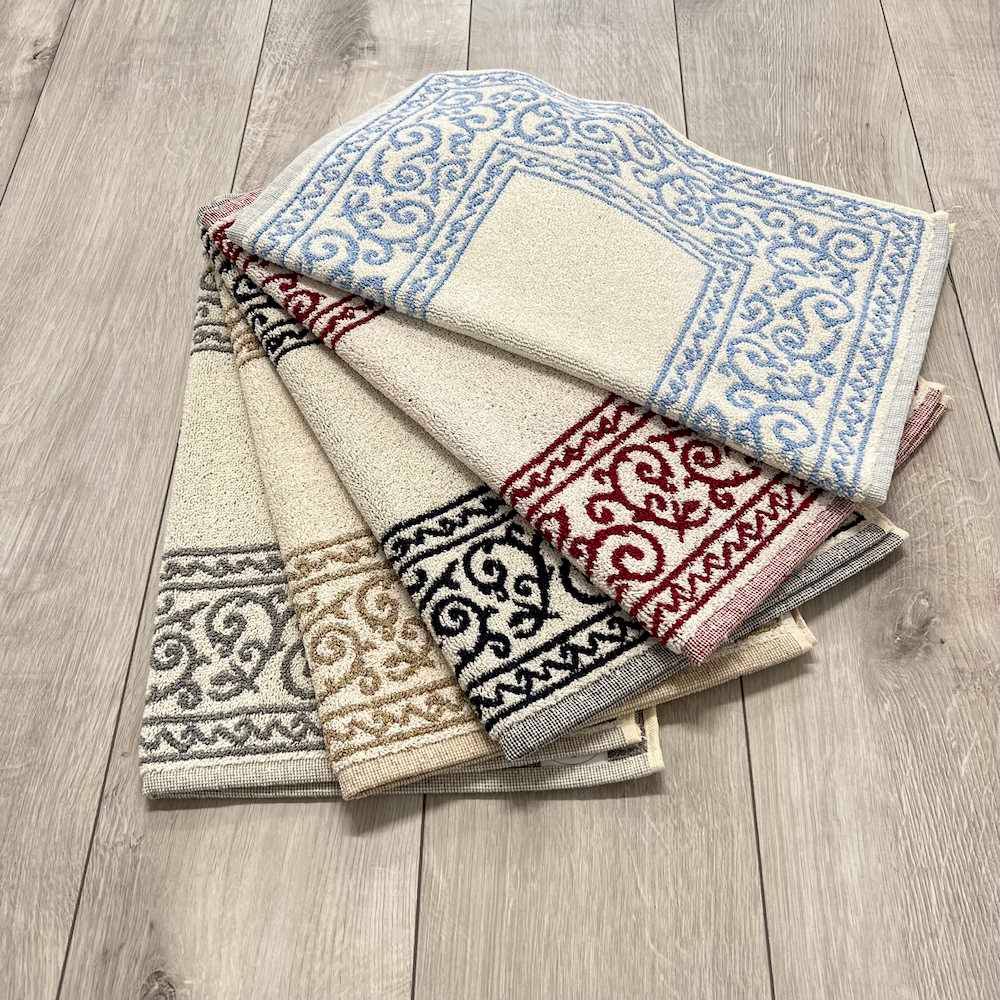 Tappeto barocco doubleface blu 60 x 120