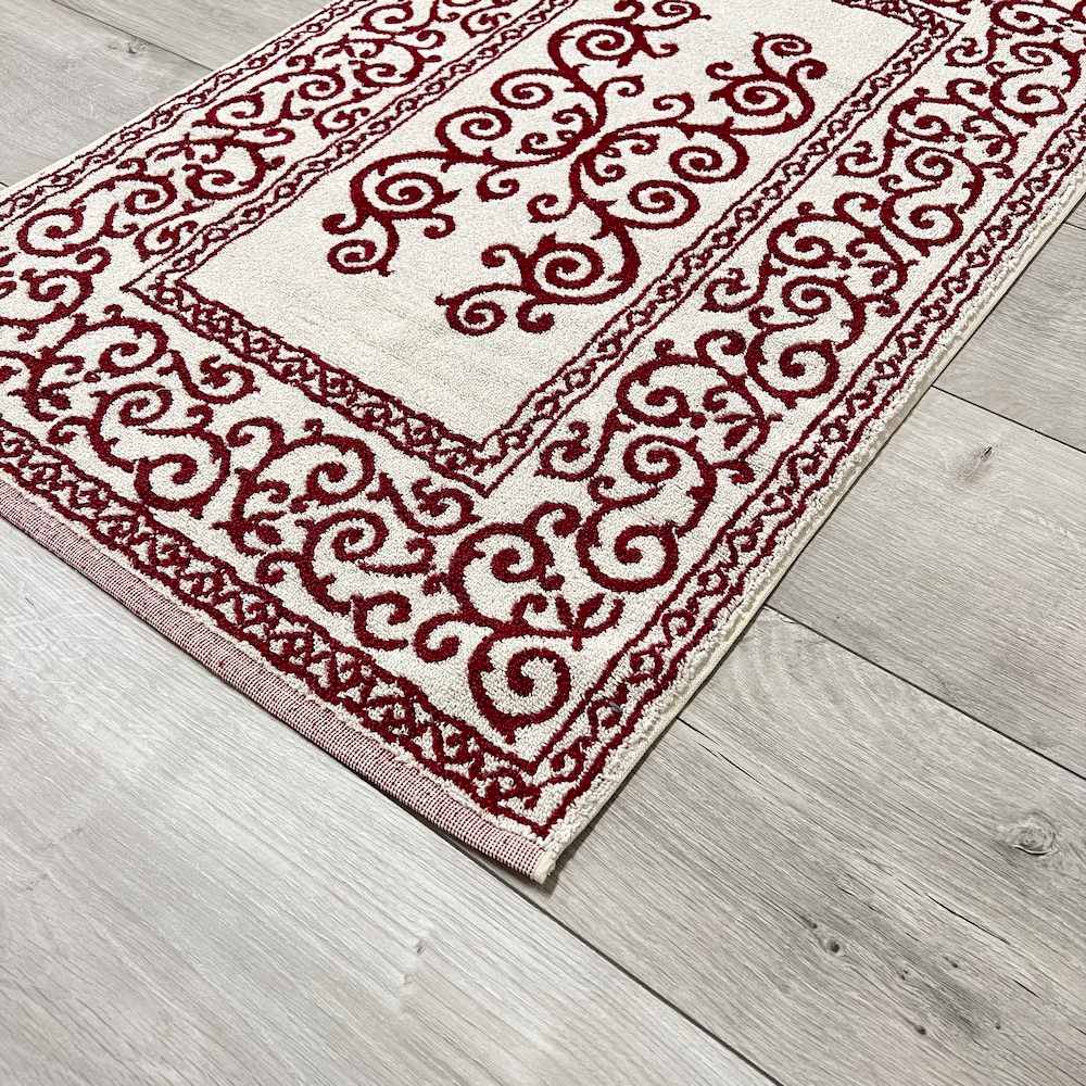 Tappeto barocco doubleface bordeaux 60 x 120