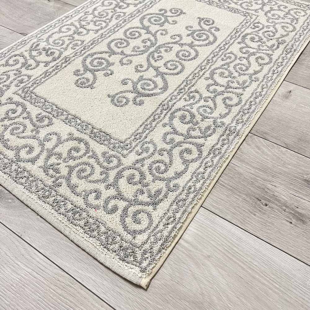 Tappeto barocco doubleface grigio 60 x 120