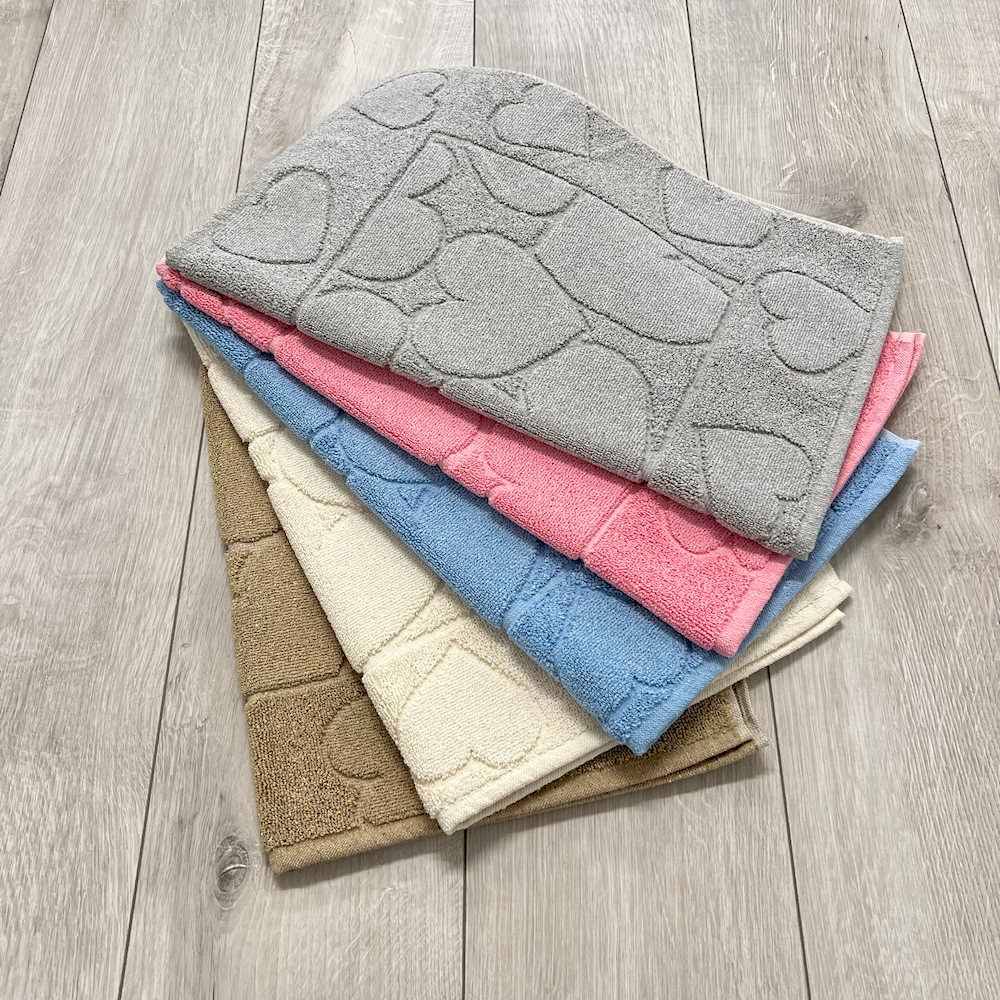 Tappeto cuori grigio 60 x 90