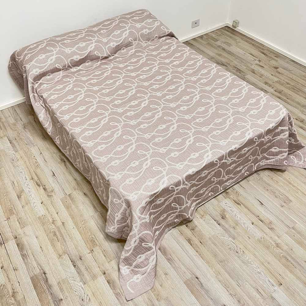 Copriletto frescoletto Vaiana tortora singolo