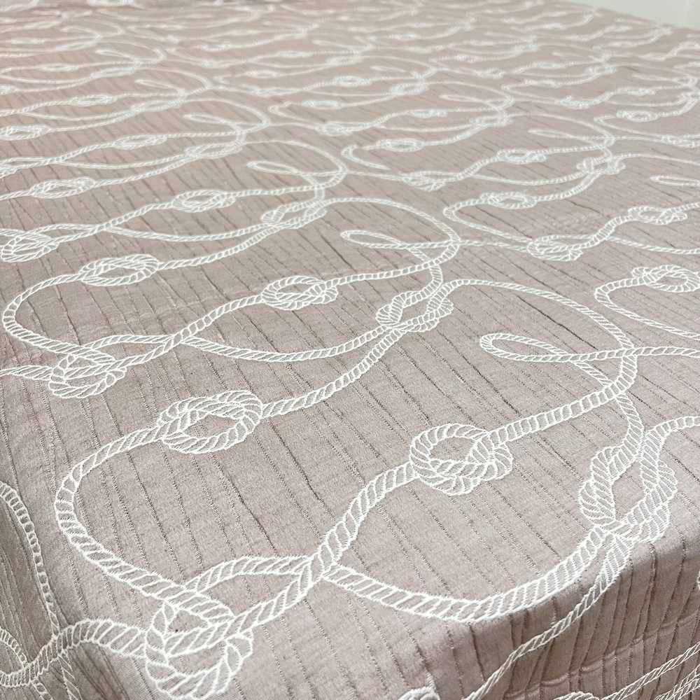 Copriletto frescoletto Vaiana tortora singolo