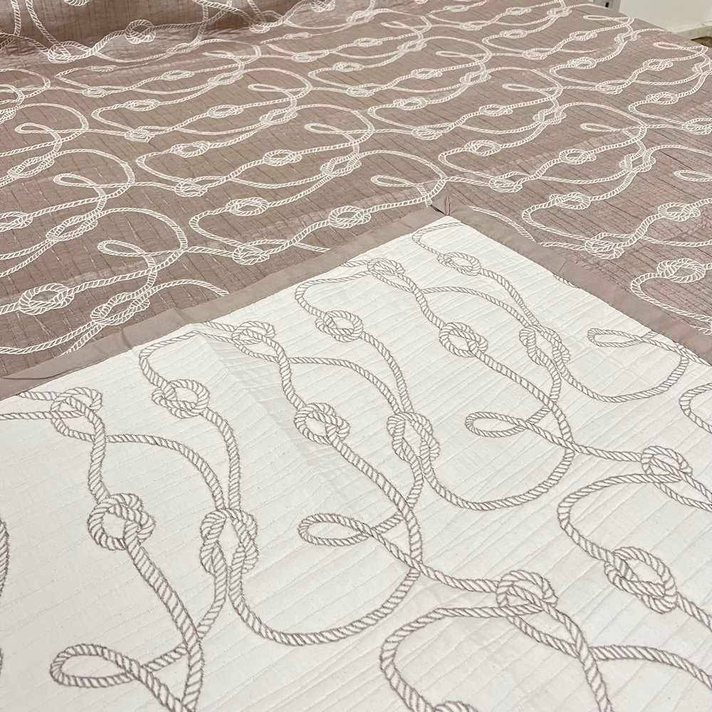 Copriletto frescoletto Vaiana tortora singolo