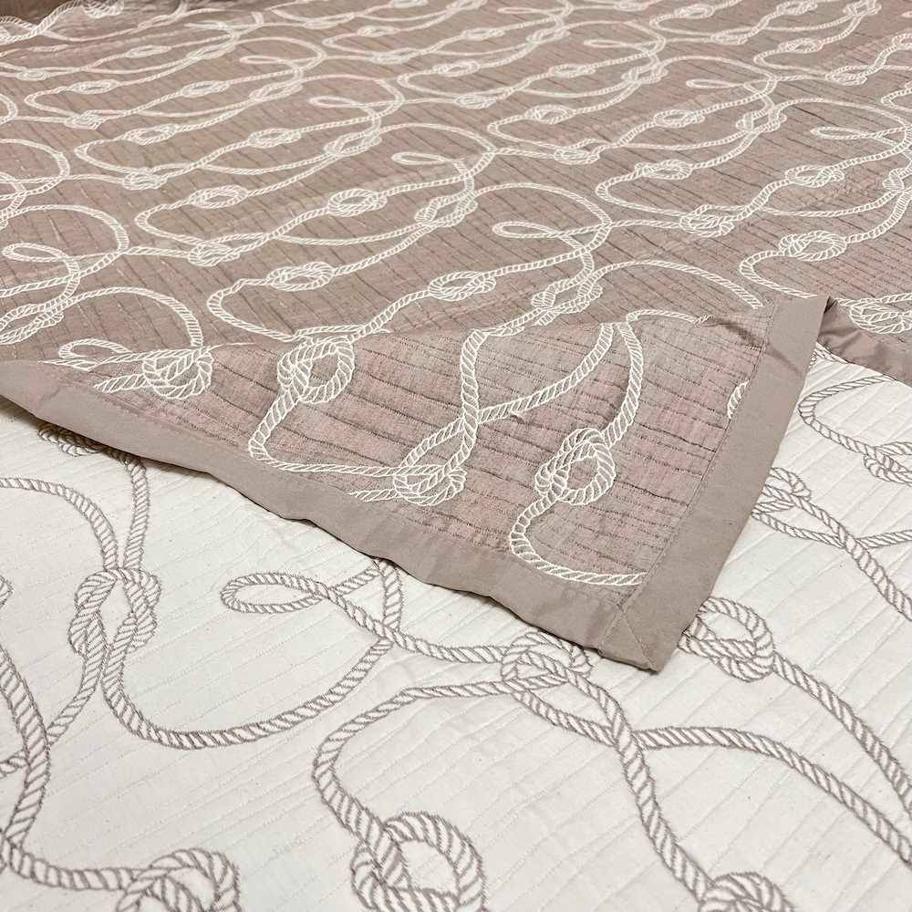 Copriletto frescoletto Vaiana tortora singolo