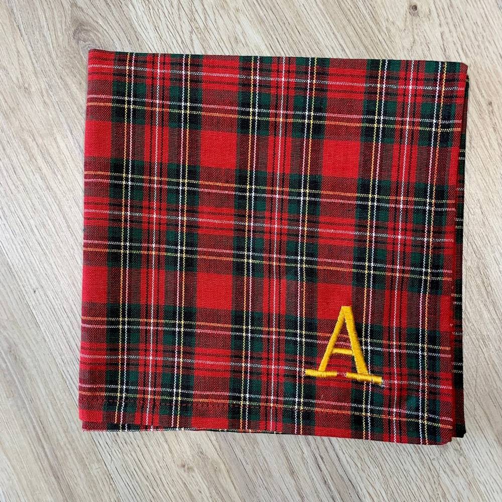 Set 4 tovaglioli giallo Personalizzati