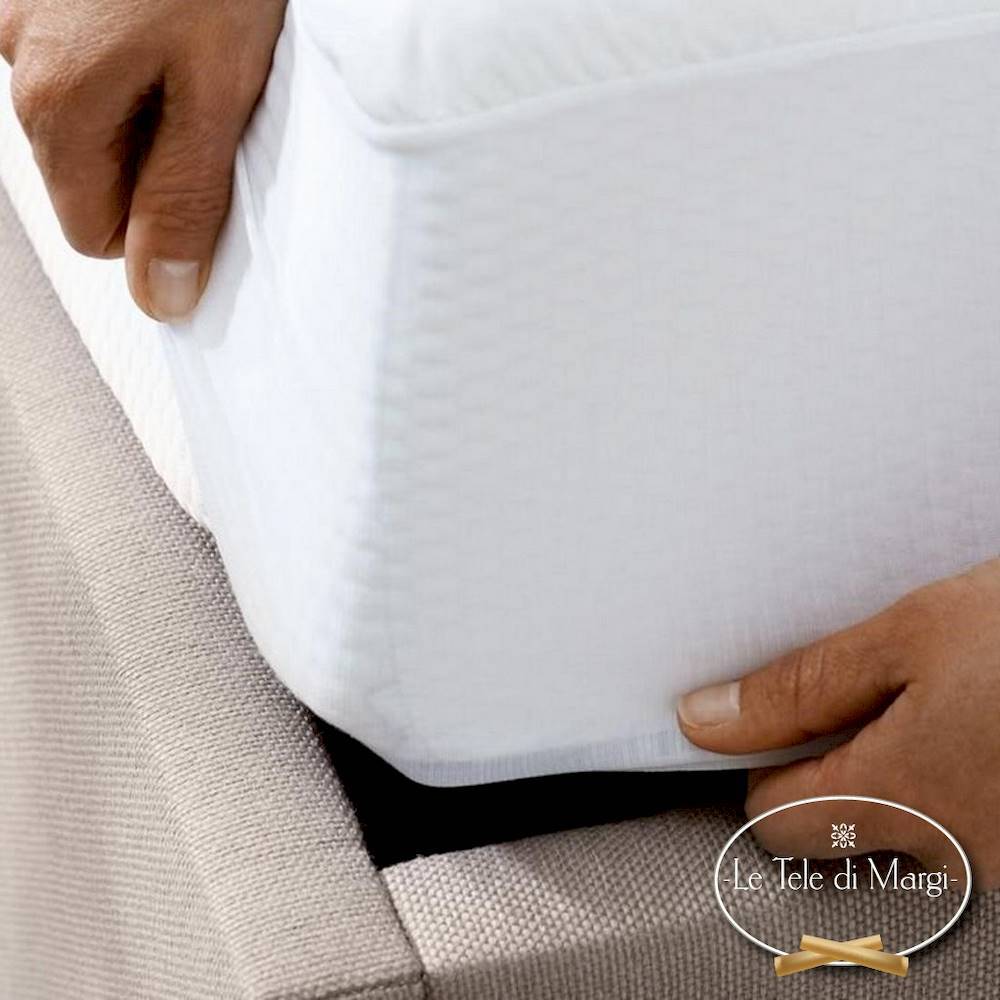 Coprimaterasso Jacquard spugna comfort singolo