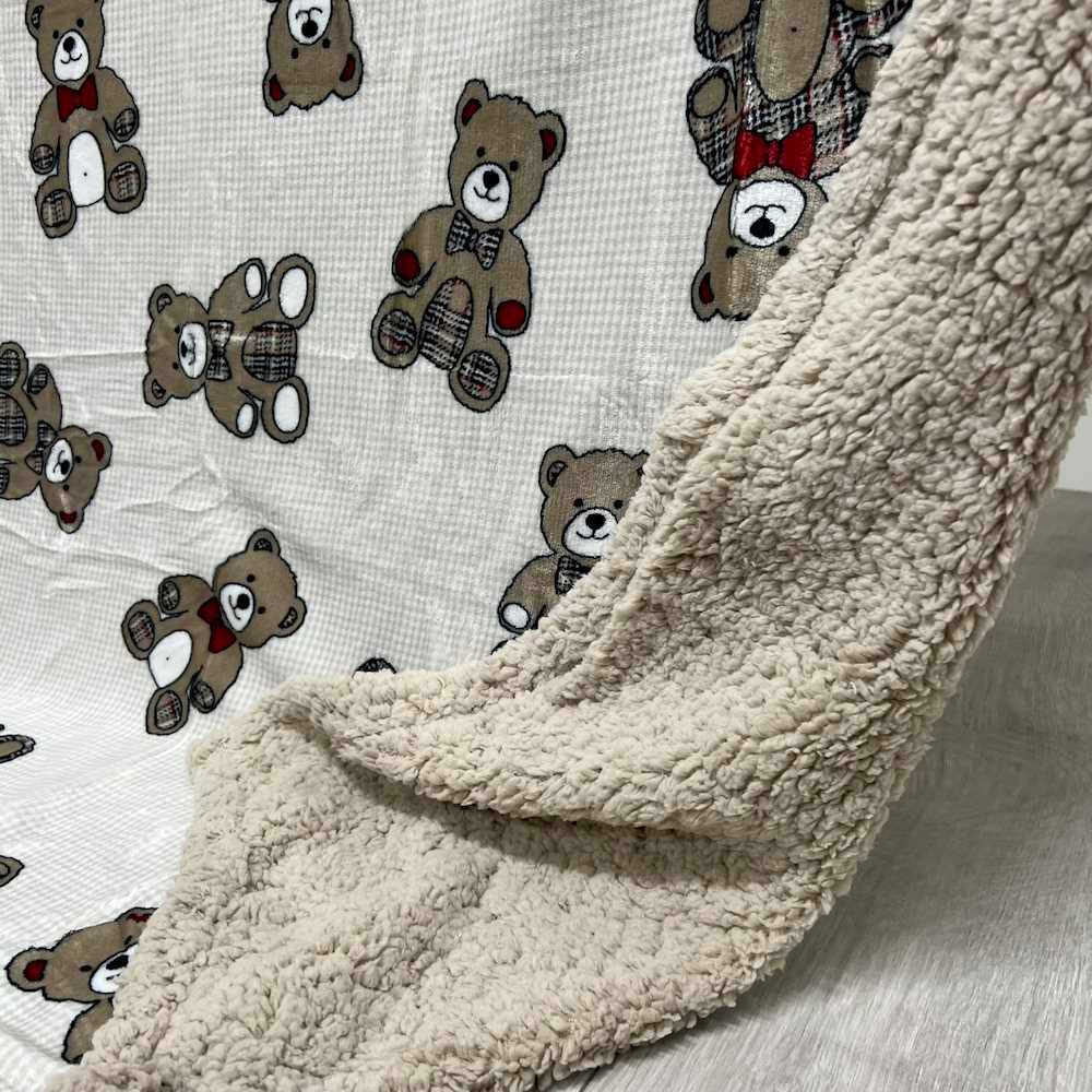 Plaid Sherpa Teddy 130 x 160