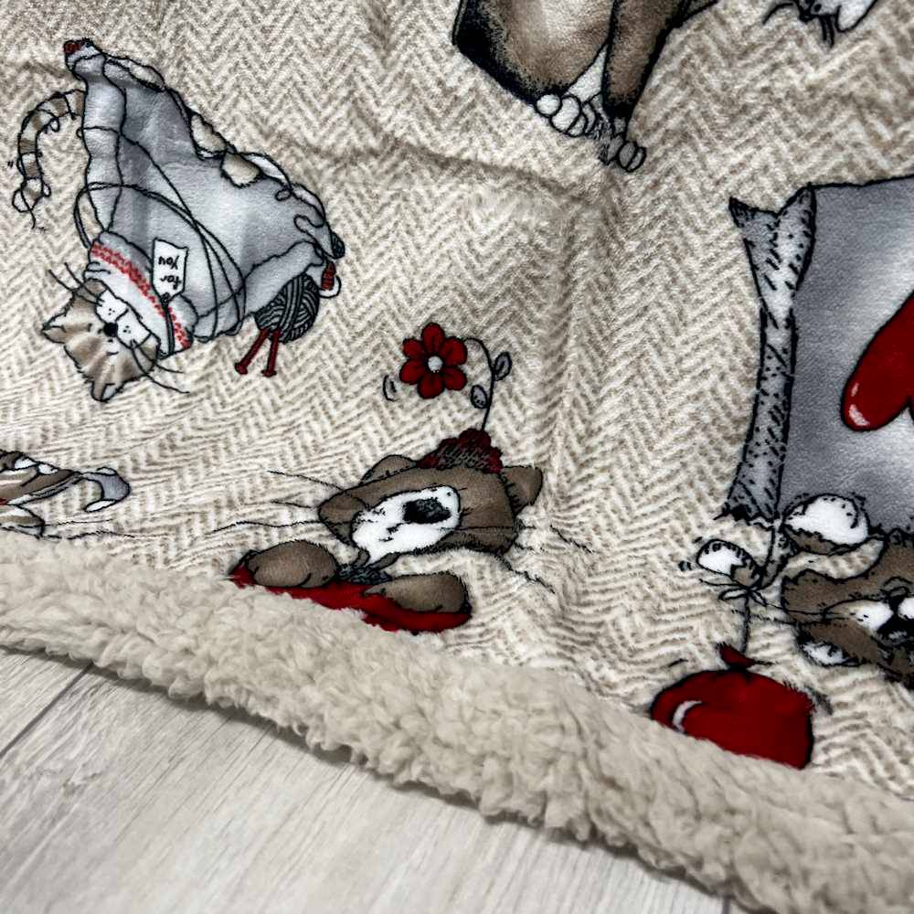 Plaid Sherpa Gatti teneroni 130 x 160
