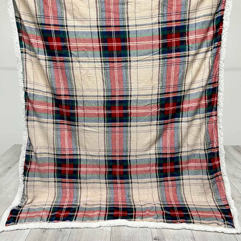 Plaid Aron Sherpa Vecchia scozia multicolor  120 x 150
