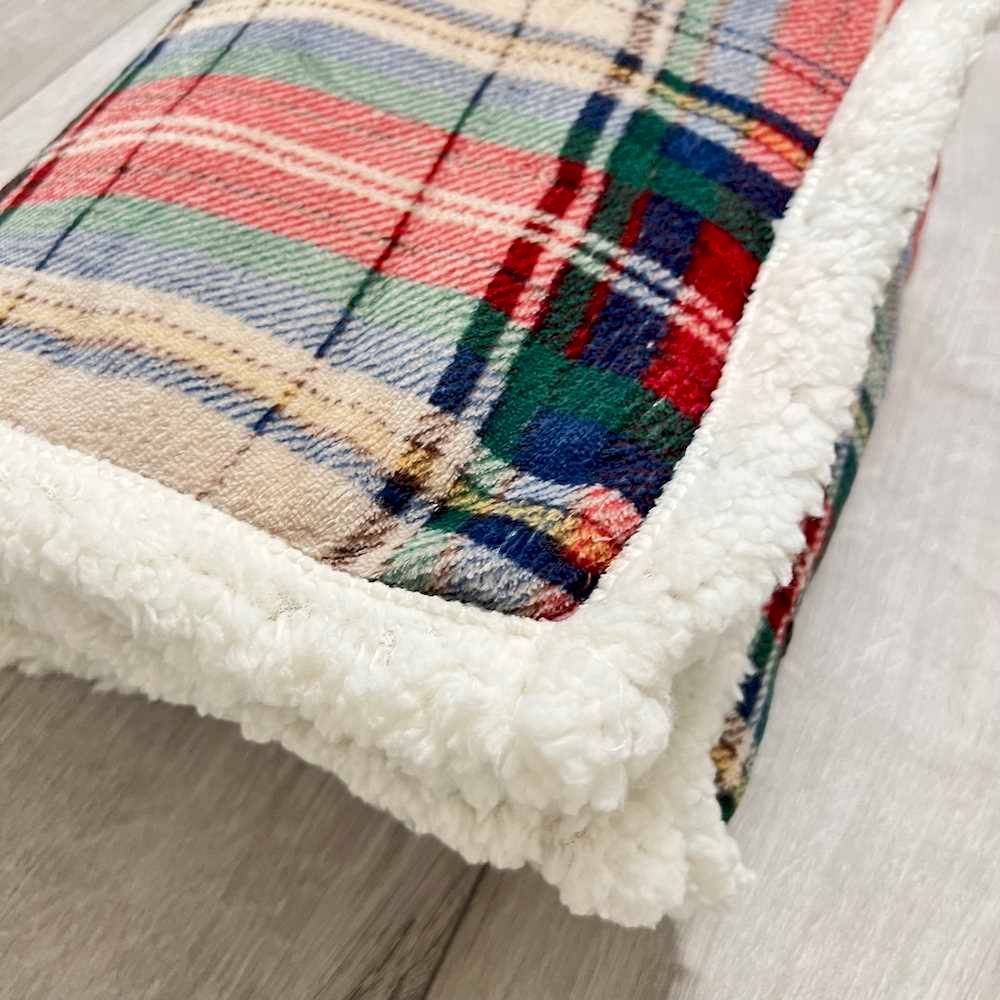 Plaid Aron Sherpa Vecchia scozia multicolor  120 x 150