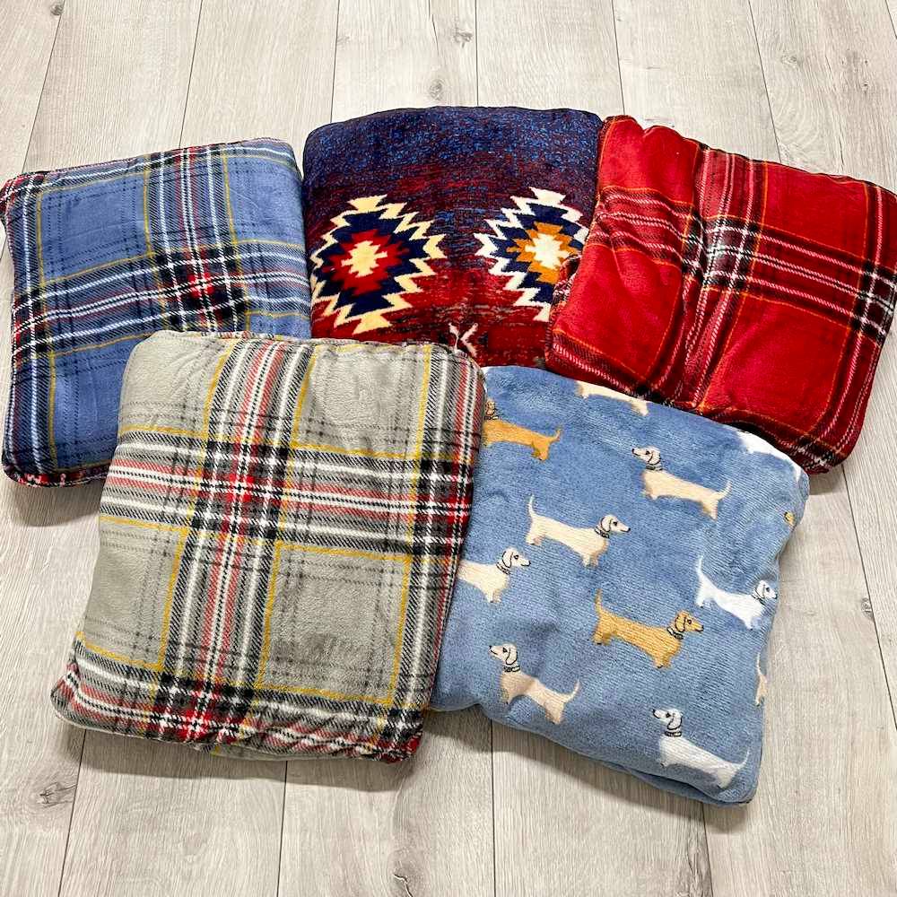 Plaid cuscino Kilt grigio