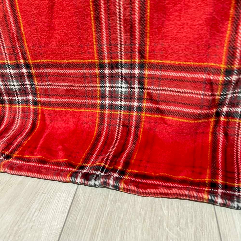 Plaid cuscino Kilt rosso