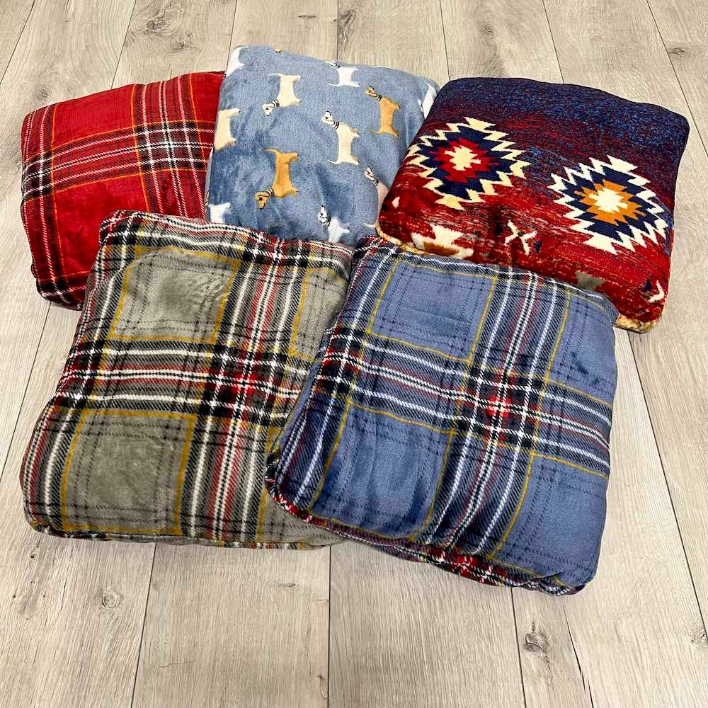 Plaid cuscino Kilt rosso