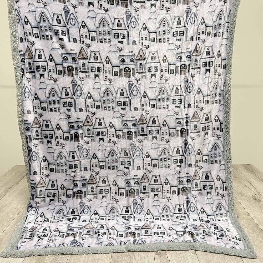 Plaid Sherpa Winter House 130 x 160