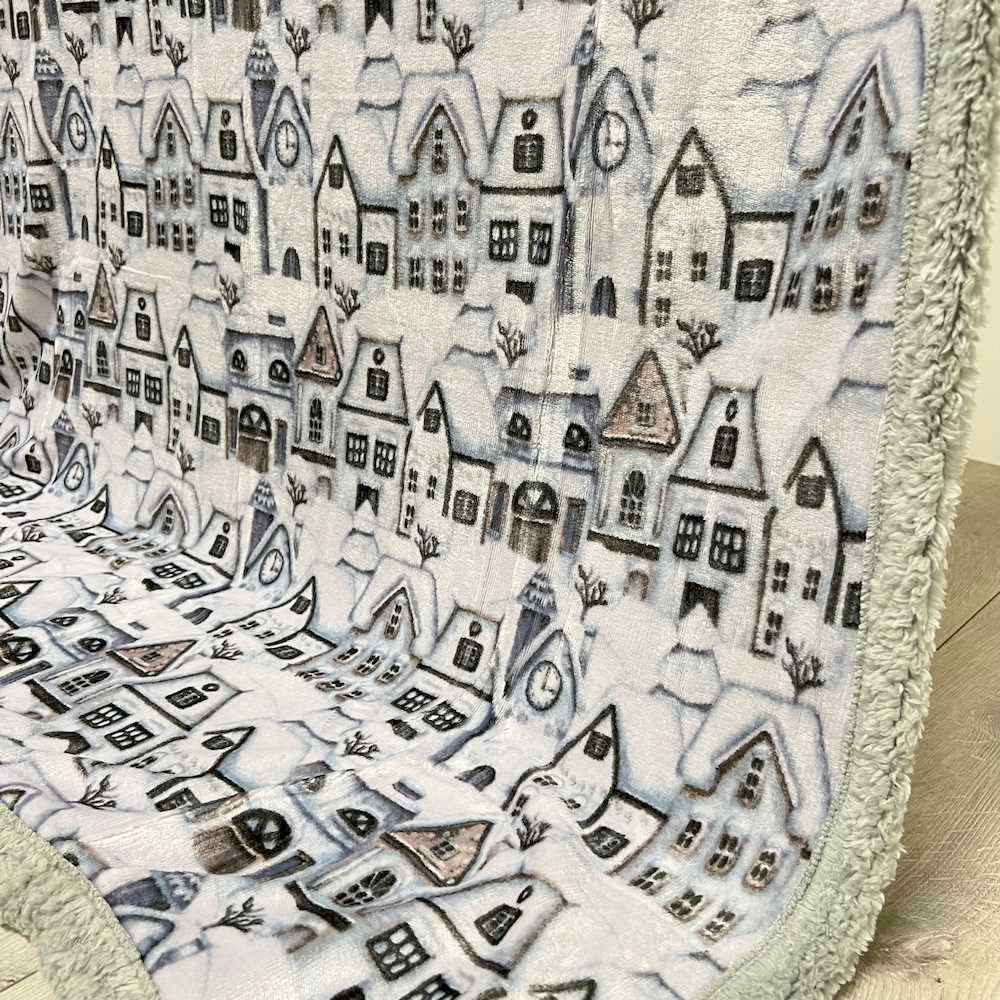 Plaid Sherpa Winter House 130 x 160
