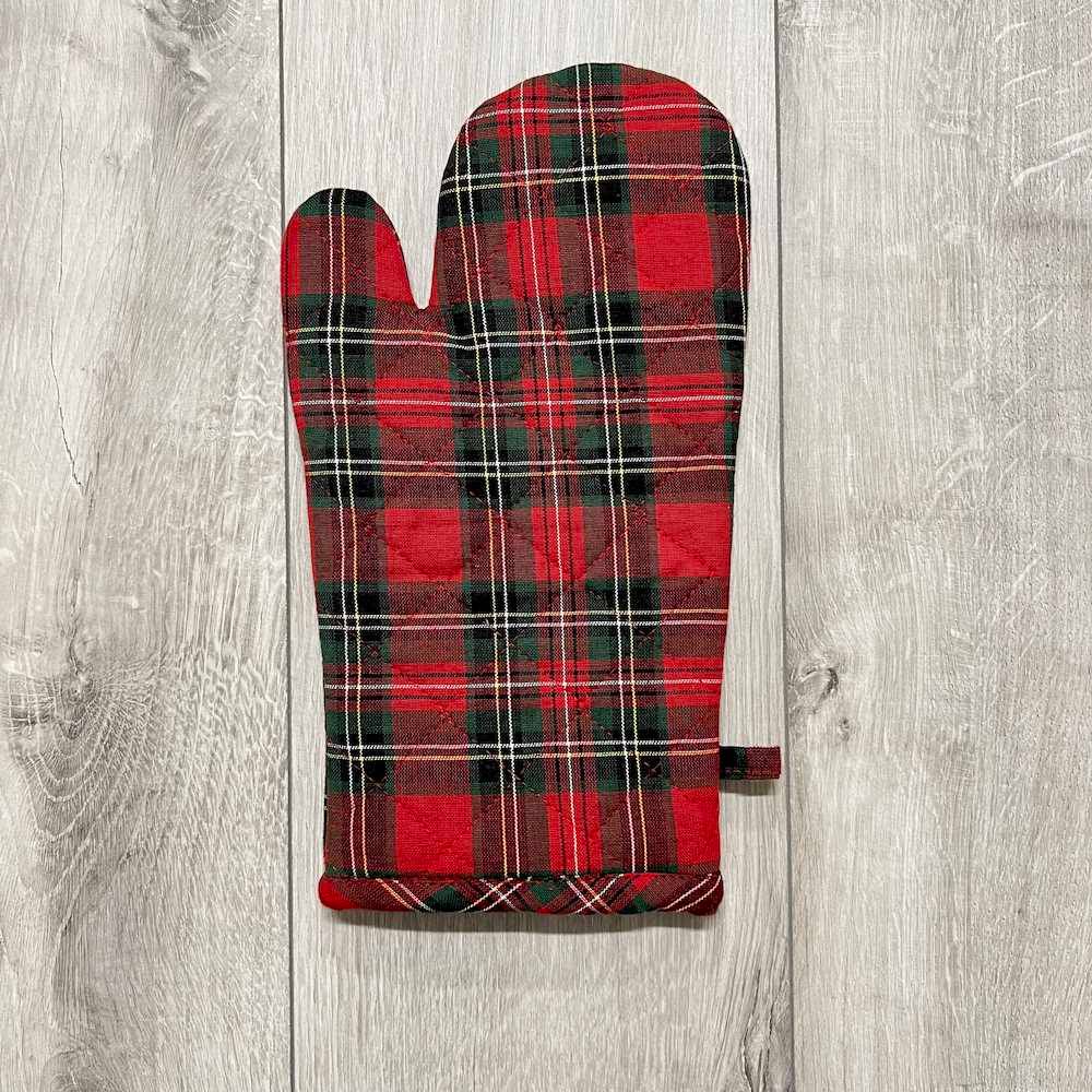 Set Idea Regalo Check Tartan rosso