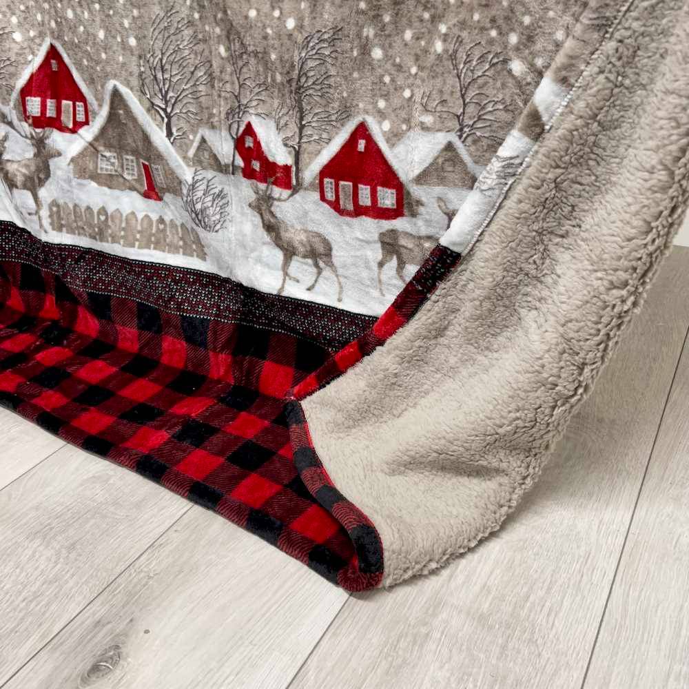 Plaid Sherpa Chalet 130 x 160