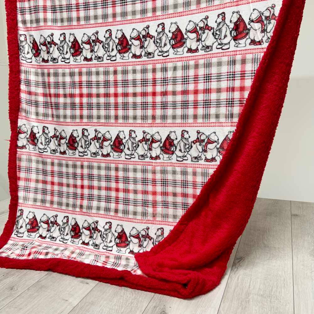 Plaid Sherpa Woods Orsi polari matrimoniale 200 x 230