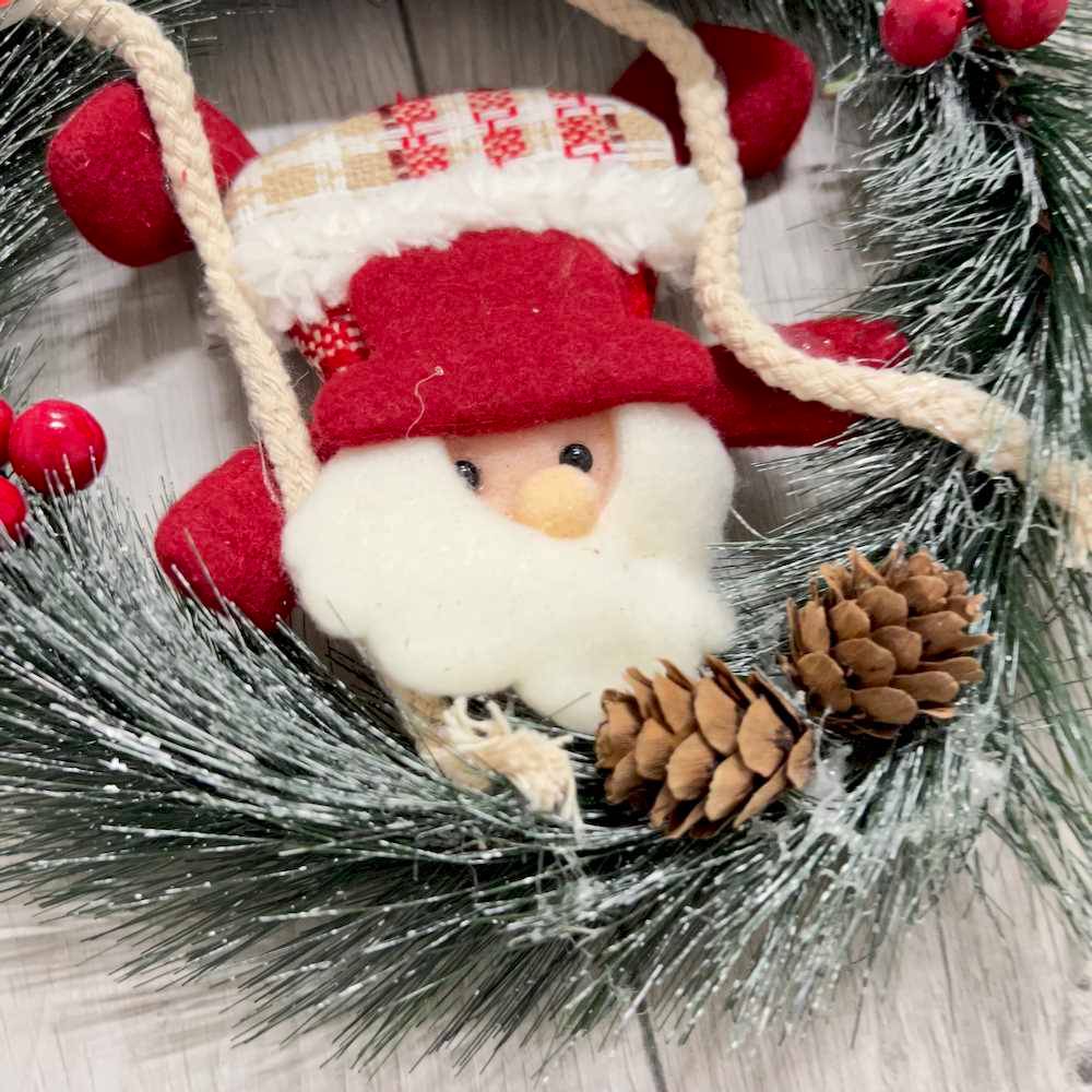 Ghirlanda Leggera Gnometto Merry Christmas