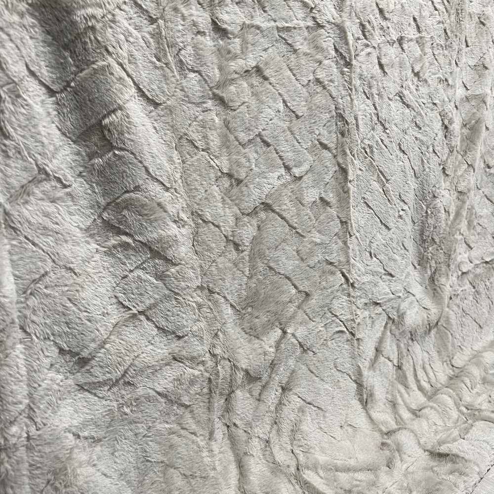 Plaid Marlene pelliccia ecologica tortora singola 150 x 210